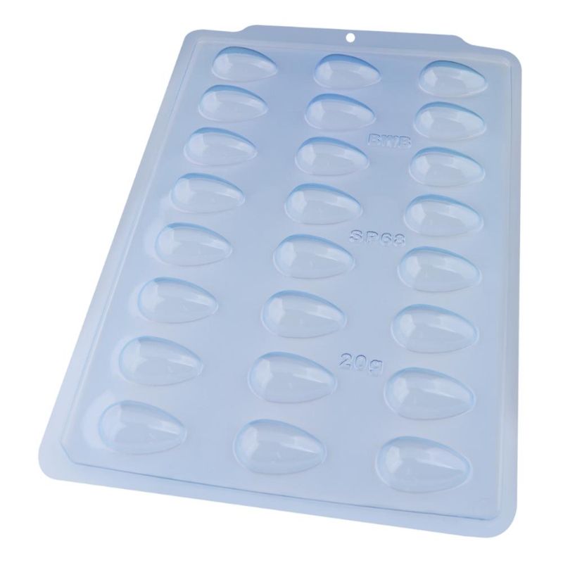 Forma Simples de Acetato Ovo Liso 20g Ref. SP68 BWB (01 unidade)