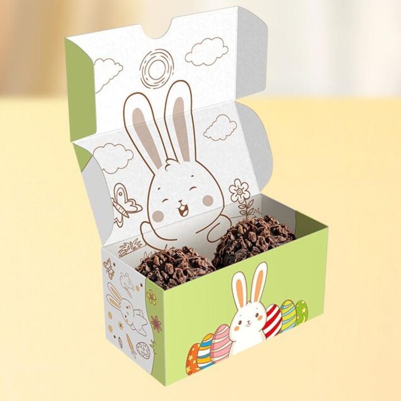 Caixa P/ 2 Doces Practice C/ Imagens P/ Colorir C5929 (01 unidade)