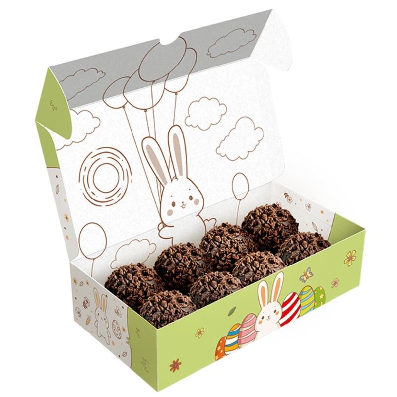 Caixa P/ 8 Doces Practice C/ Imagens P/ Colorir C5875 Ideia (01 unidade)