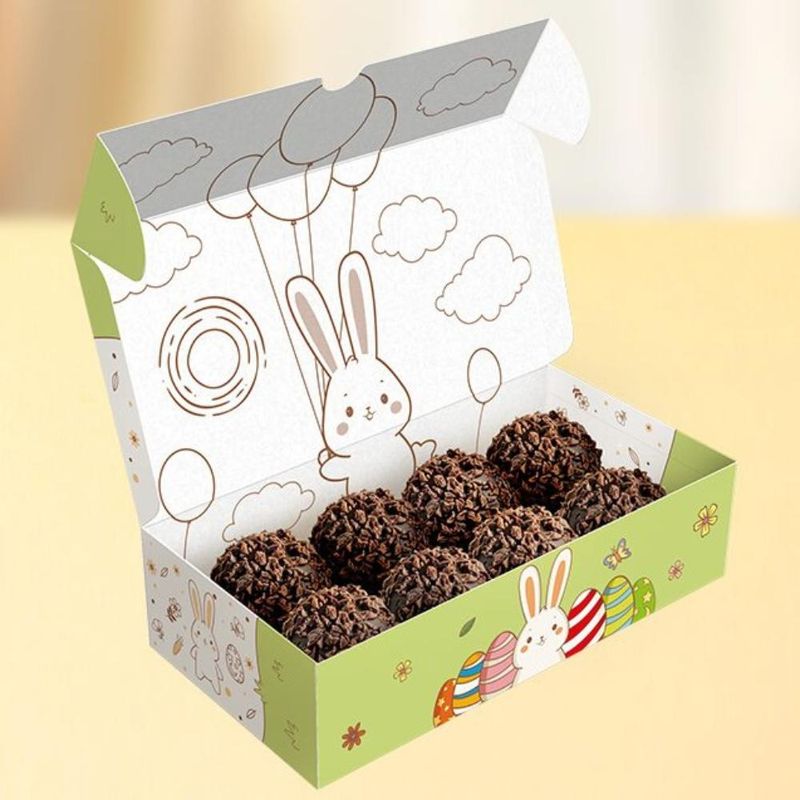 Caixa P/ 8 Doces Practice C/ Imagens P/ Colorir C5875 Ideia (01 unidade)