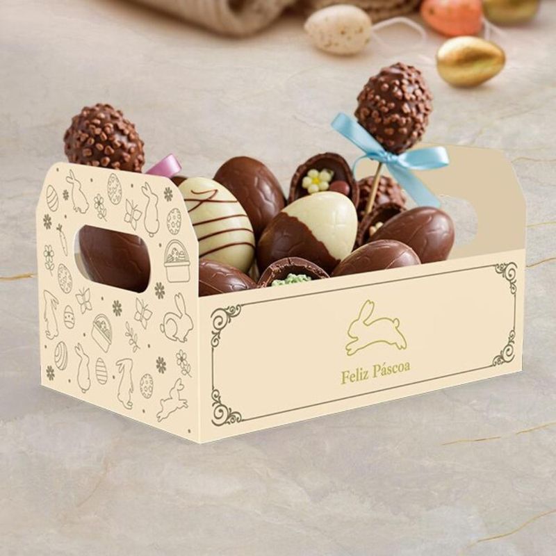 Cesta Caixote M Páscoa Luz C5864 Ideia (01 unidade)