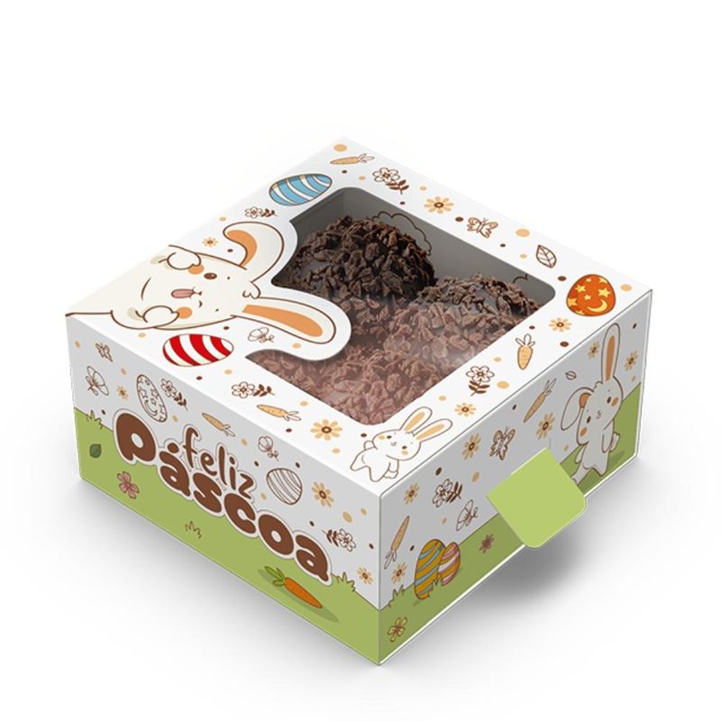 Caixa Gaveta P/ 4 Doces C/ Visor e Puxador C5876 Ideia (01 unidade)