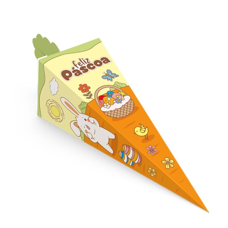 Cone Cenoura Páscoa C5882 Ideia (01 unidade)