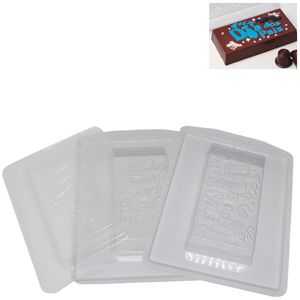 Forma de Acetato com Silicone Tablete Feliz Dia dos Pais Ref.: 194 Crystal Forming (1 unidade)