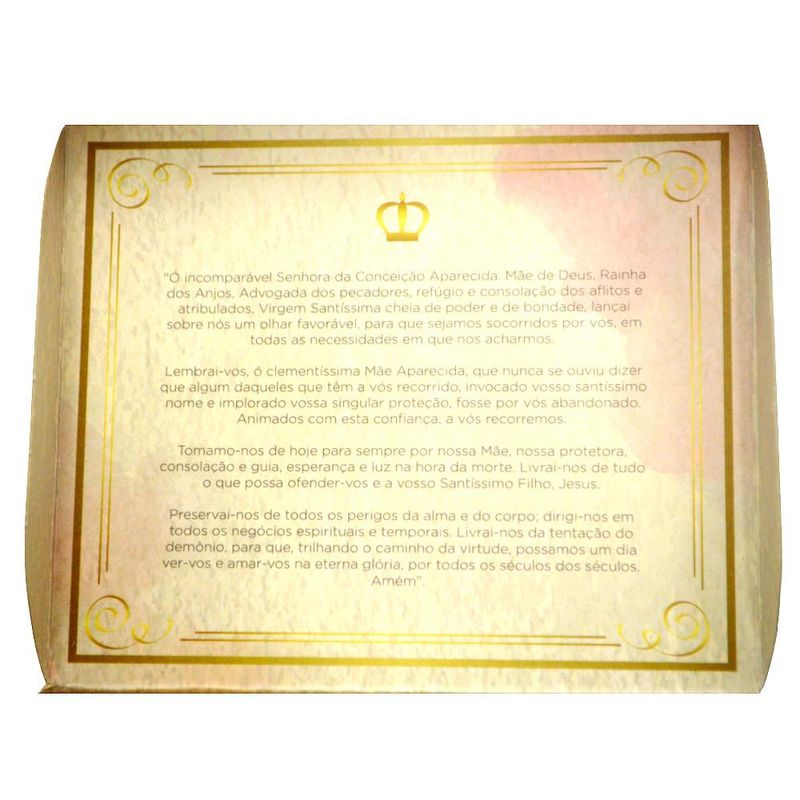 Caixa P/ 4 Brigadeiros Nossa Senhora 9x9x4.5cm Cromus (01 unidade)