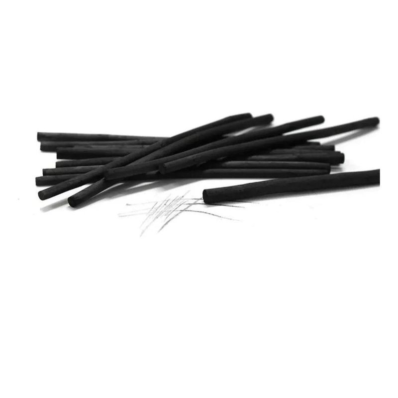 Carvão Vegetal Espessura Fina Acrilex (12 Unidades)