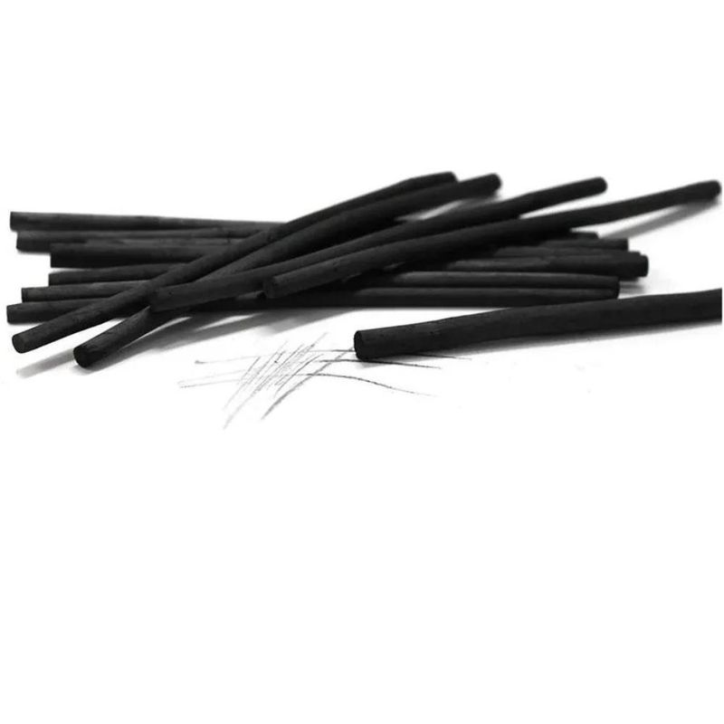 Carvão Vegetal Espessura Grossa Acrilex (03 Unidades)