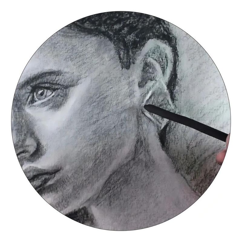 Carvão Vegetal Espessura Grossa Acrilex (03 Unidades)