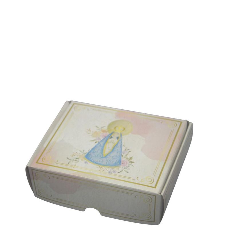 Caixa P/ 6 Brigadeiros Nossa Senhora 13x10.5x4.5cm Cromus (01 unidade)
