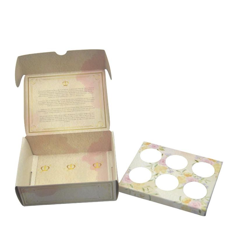 Caixa P/ 6 Brigadeiros Nossa Senhora 13x10.5x4.5cm Cromus (01 unidade)