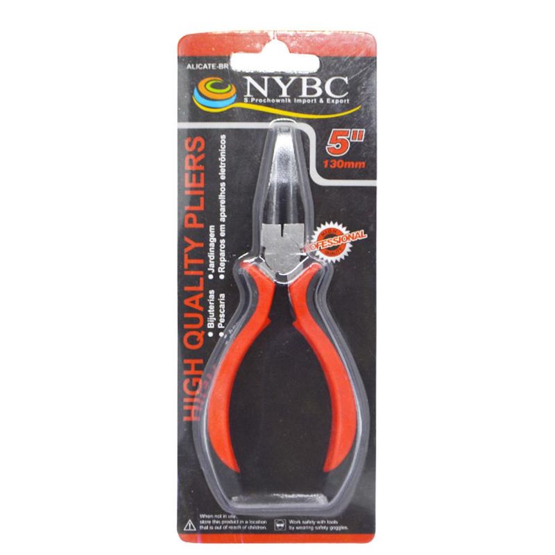Alicate de Corte 5'' Polegadas C/ Mola 13cm Nybc (01 unidade)