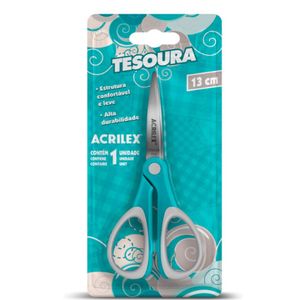 Tesoura Multiuso 13cm Ref. 22555 Verde Acrilex (01 unidade)
