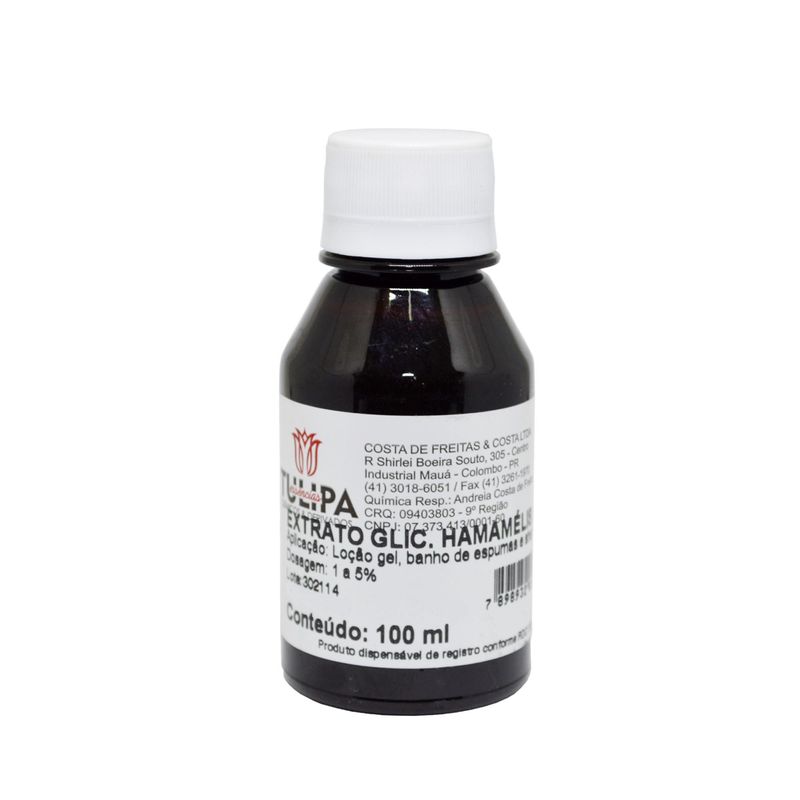 Extrato Glicólico de Hamamélis Tulipa Essências (100ml)