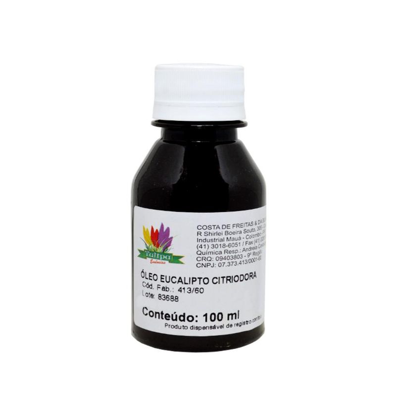 Óleo Eucalipto Citriodora Tulipa Essências (100ml)