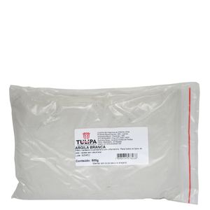 Argila Branca Tulipa Essências (500 gramas)