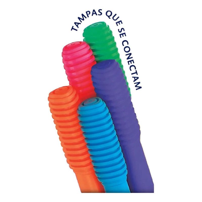 Canetinhas Hidrográficas Connect Colors C/ 12 Cores Ref. 06913 Acrilex (12 unidades)