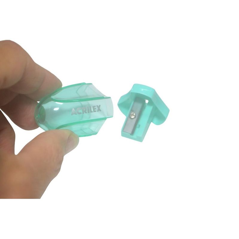 Apontador C/ Depósito Ref. 22412 Verde Acrilex (01 unidade)