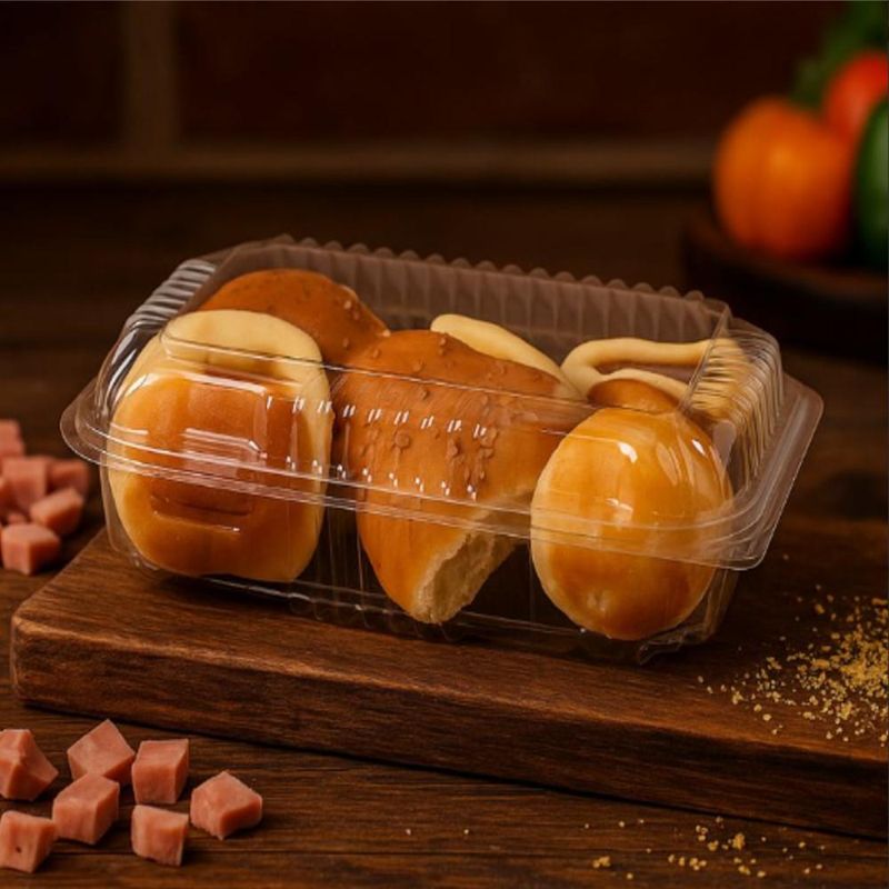 Embalagem Retangular C/ Tampa Articulada Alta B 10 Ref. 14156 BWB (100 unidades)