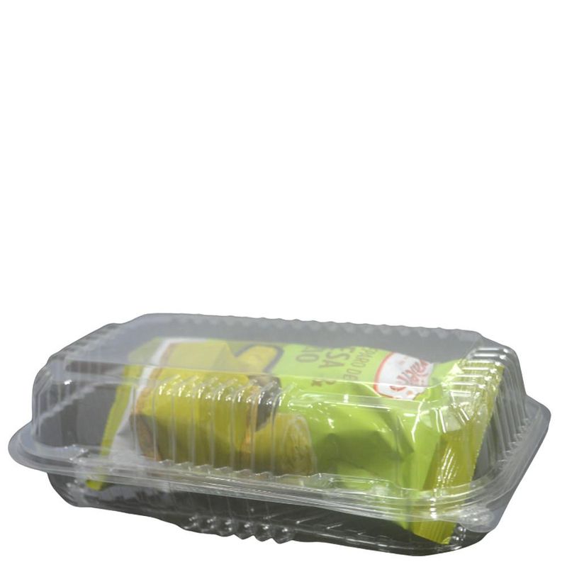 Embalagem Retangular C/ Tampa Articulada Baixa B 08 Ref. 14158 BWB (100 unidades)