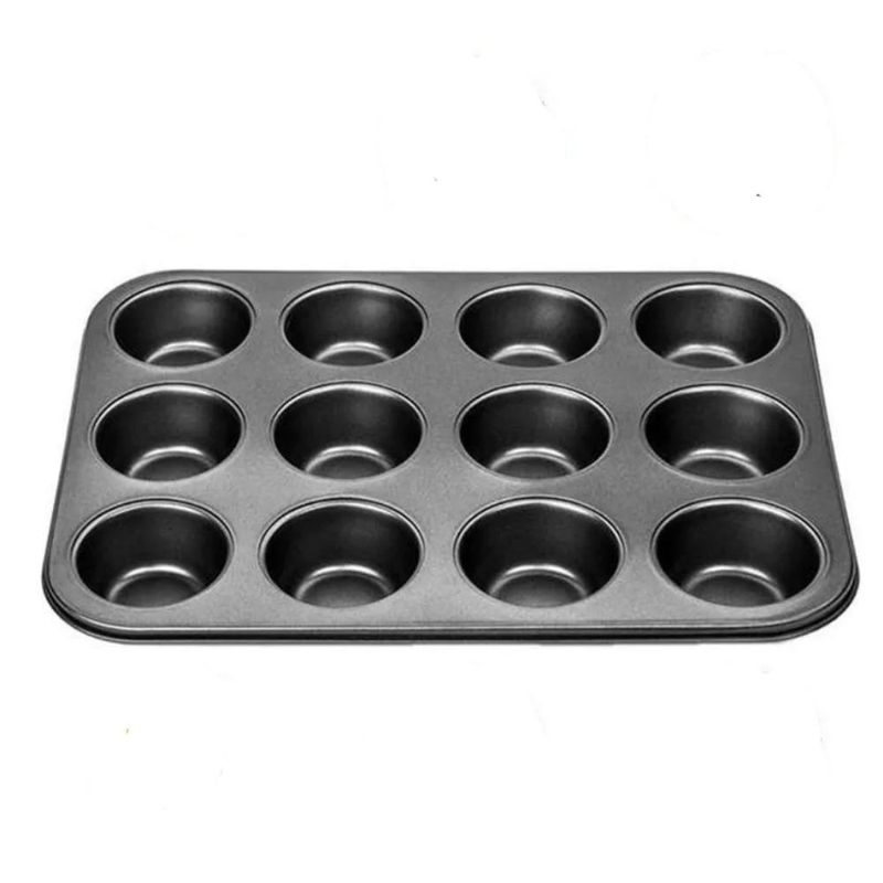 Forma P/ Cupcake de Teflon C/ 12 Cavidades 35x26cm Solrac (01 Unidade)