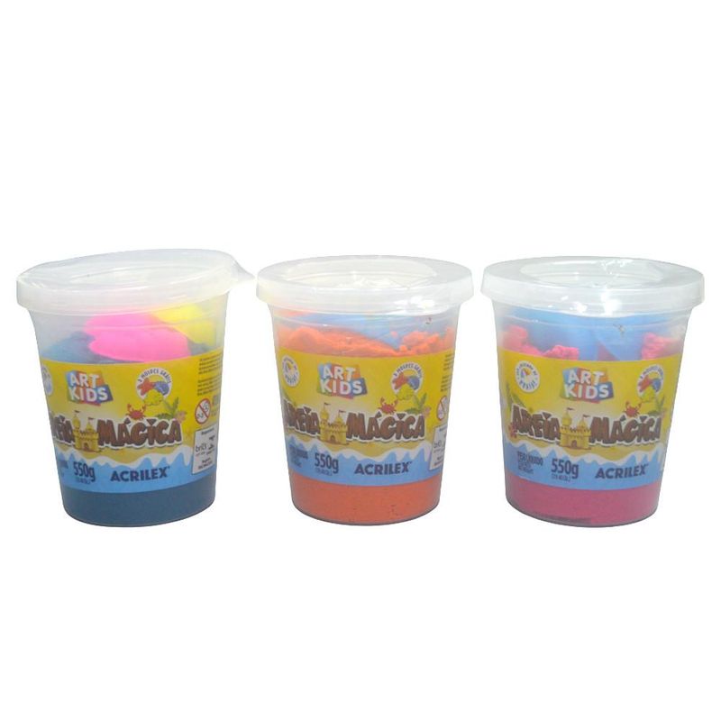 Areia Mágica Art Kids Acrilex (550 gramas)-verde