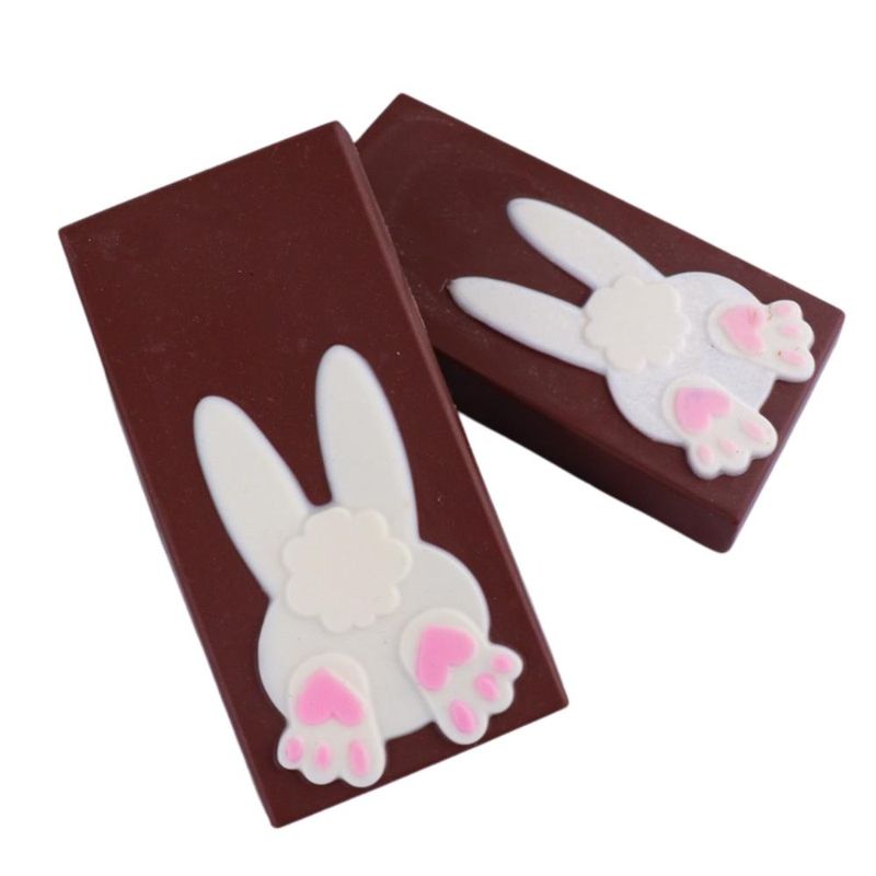 Forma de Acetato com Silicone Barra Bumbum Coelho 50gr Ref. 10564 BWB (01 unidade)