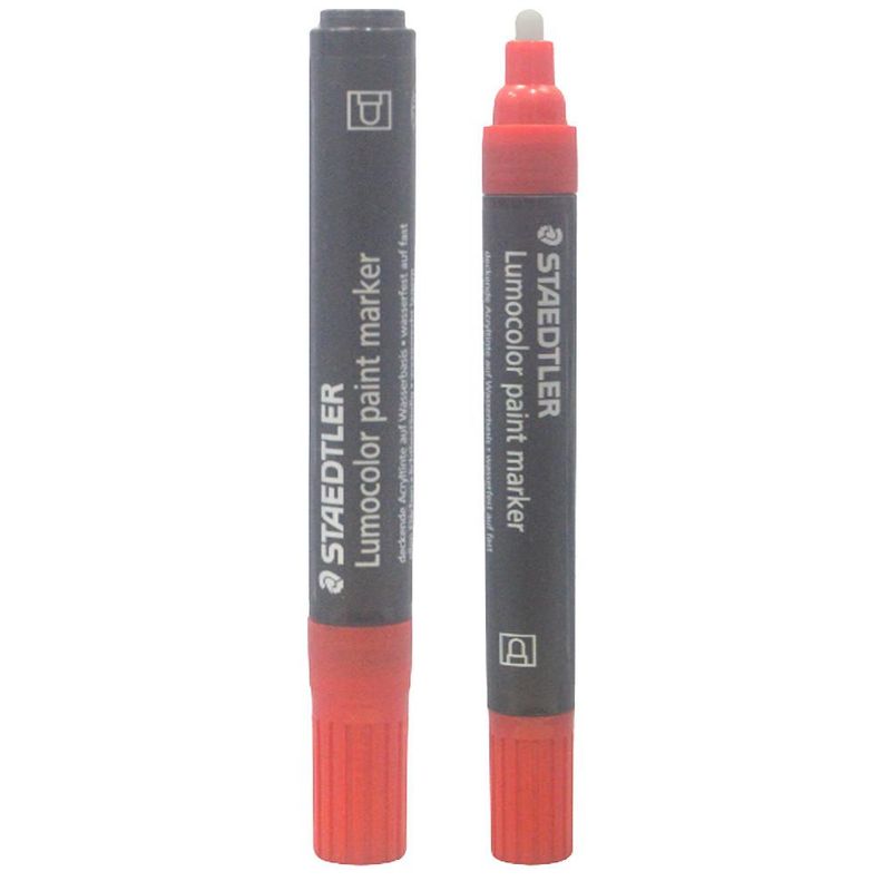 Lumocolor Paint Marker Ponta 2.4mm Ref. 349 Staedtler (01 unidade)-branco