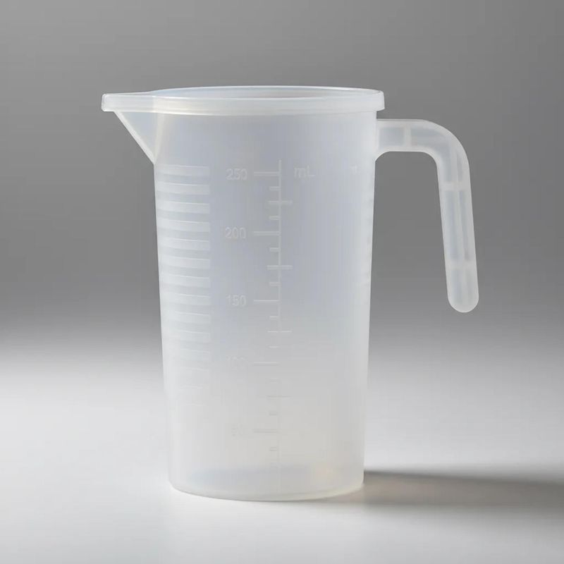 Jarra Graduada De Plástico C/ Alça Ref.: 001 250ml Solrac (01 unidade)