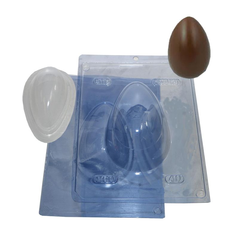 Forma em Acetato com Silicone Ovo Liso 250g RF-49 BWB (01UND)
