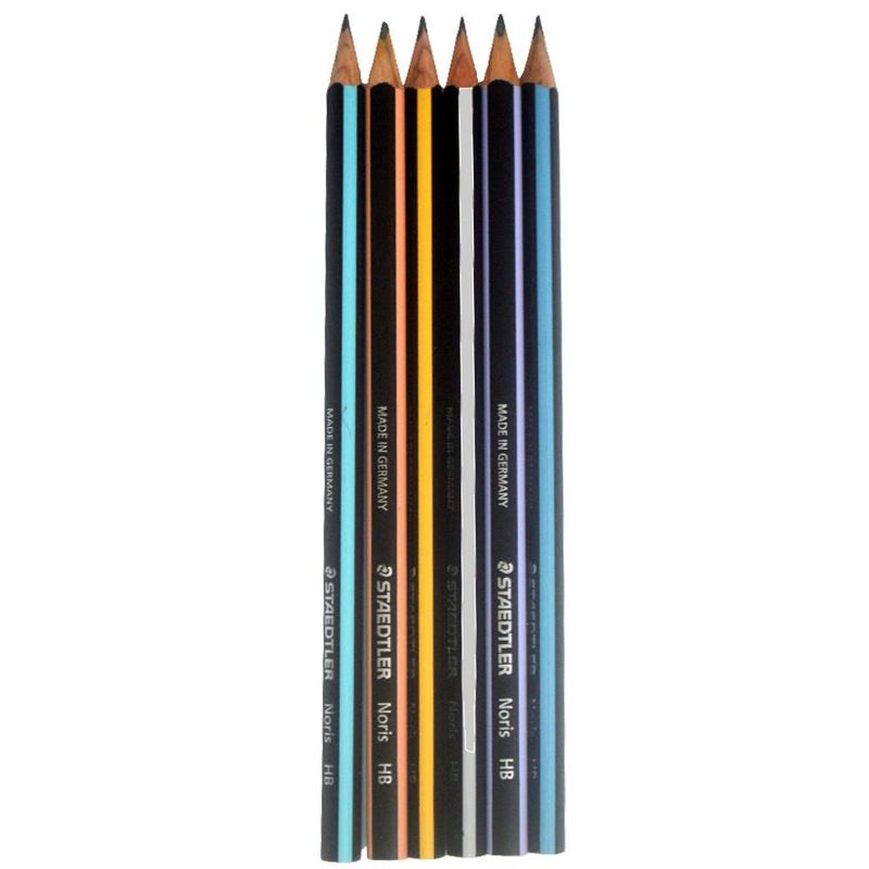 Lápis Grafite Triangular Noris Ref. 118 HB Staedtler (01 unidade)-branco