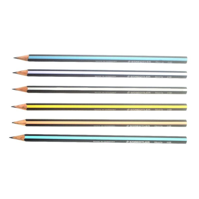 Lápis Grafite Triangular Noris Ref. 118 HB Staedtler (01 unidade)-branco
