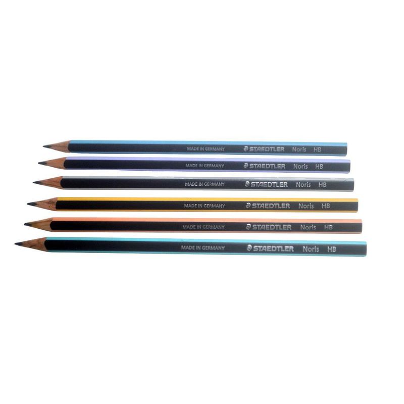 Lápis Grafite Triangular Noris Ref. 118 HB Staedtler (01 unidade)-branco