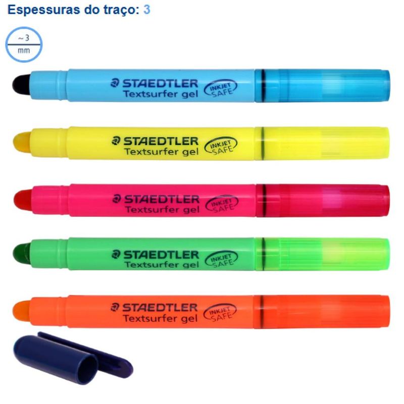 Marca Texto Textsurfer Gel Ref. 264 Staedtler (01 unidade)-rosa