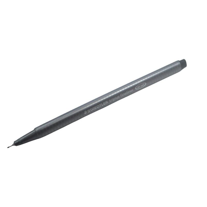 Caneta Triplus Fineliner Triangular Traço 0.3mm Staedtler (01 unidade)-preto