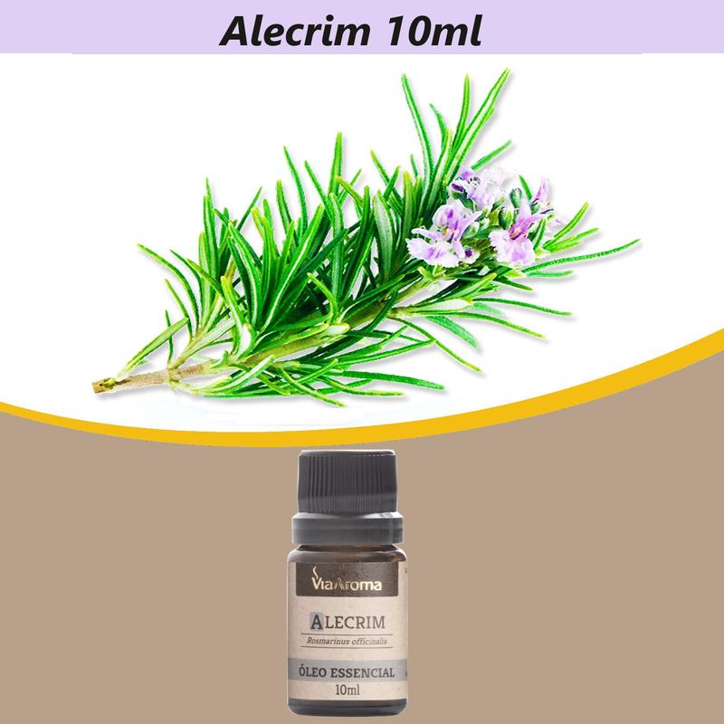 Óleo Essencial Alecrim Índia Via Aroma (10ml)