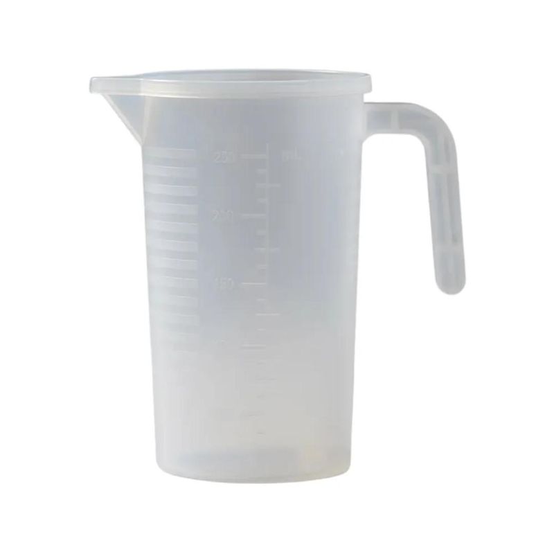 Jarra Graduada Plástica C/ Alça Tampa Ref.: 003 1L Solrac (01 unidade)