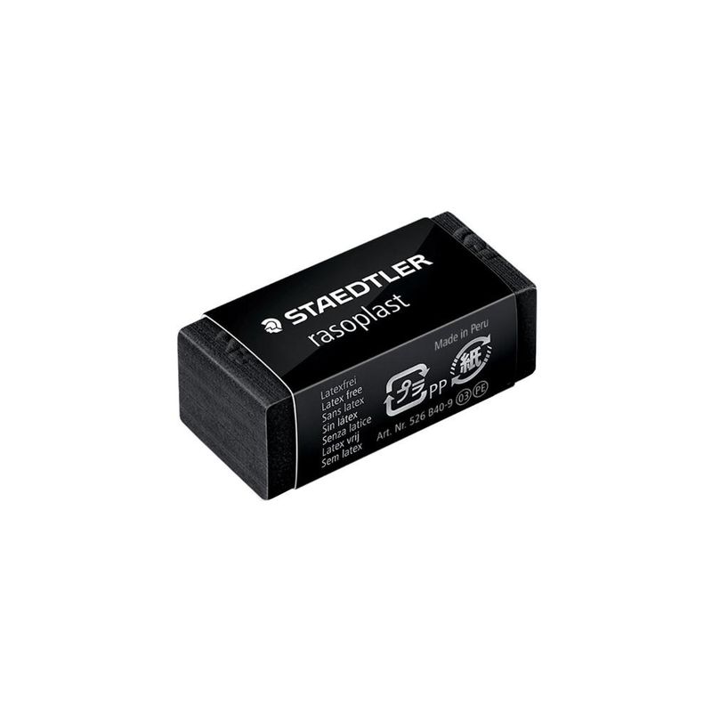 Borracha Preta Rasoplast Ref. 526 B40-9 Staedtler (01 unidade)
