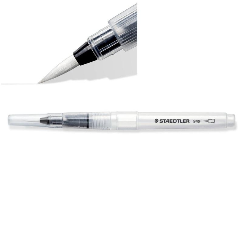 Pincel Redondo P/ Aquarela C/ Reservatório de Água Ref. 949 Staedtler (01 unidade)