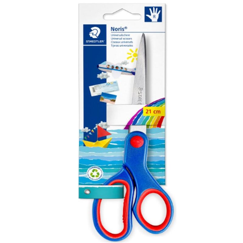 Tesoura Escolar Noris Club Direito Ref. 965 21cm Staedtler (01 unidade)
