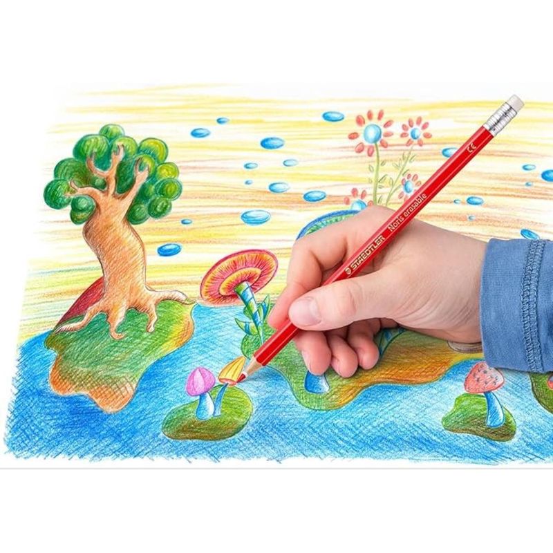 Lápis de Cor Apagável Noris C/ 12 Cores Staedtler (12 unidades)