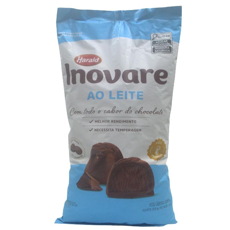 Cobertura em Gotas Inovare Sabor Chocolate ao Leite Harald (2.050kg)
