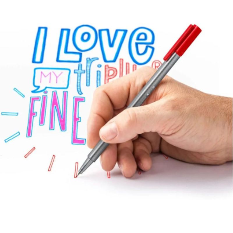 Conjunto de Canetas Triplus Fineliner Linha Pastel 0.3mm Ref. 334 Staedtler (06 unidades)