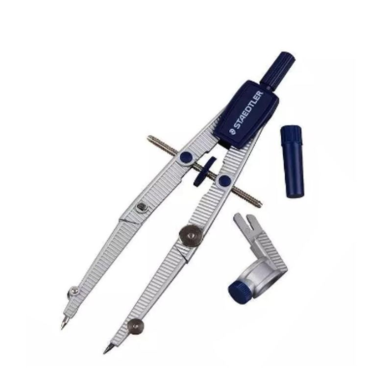 Compasso Escolar C/ Adaptador Universal Noris Ref. 550-60 Staedtler (03 peças)