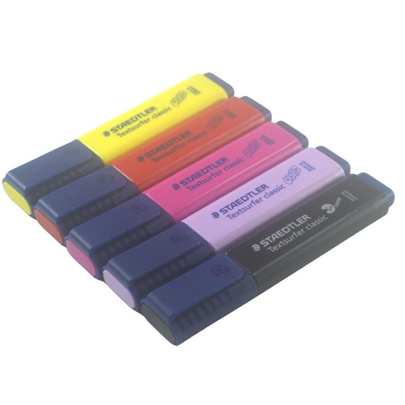 Marca Texto Chanfrado Textsurfer Classic Colors Ref. 364 ~1-5mm Staedtler (01unidade)-vermelho