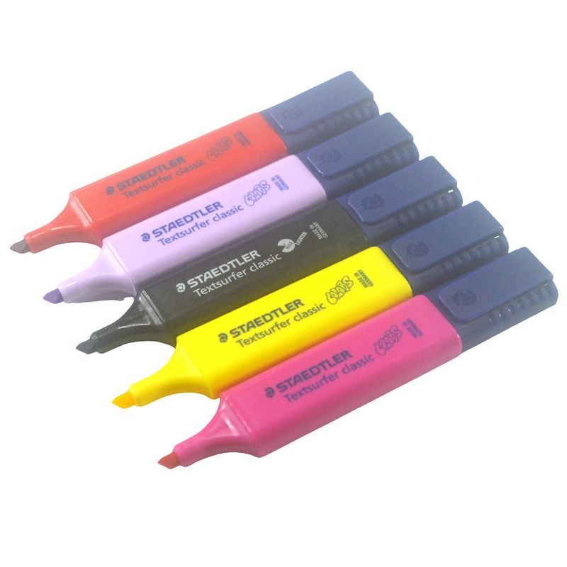Marca Texto Chanfrado Textsurfer Classic Colors Ref. 364 ~1-5mm Staedtler (01unidade)-vermelho