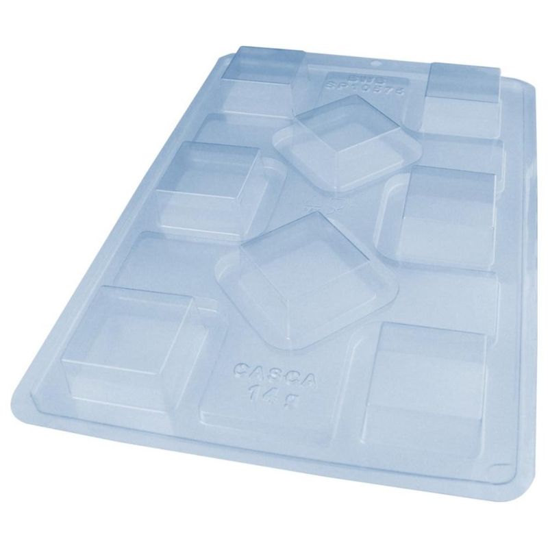 Forma de Acetato C/ Silicone Pão de Mel Quadrado Médio SP 10575 14g Ref. 3703 BWB (01 unidade)