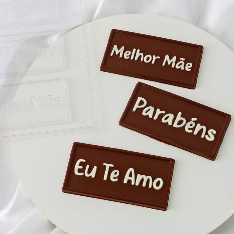 Forma de Acetato Simples Tablete Mensagens Ref. 10615 BWB (01 unidade)