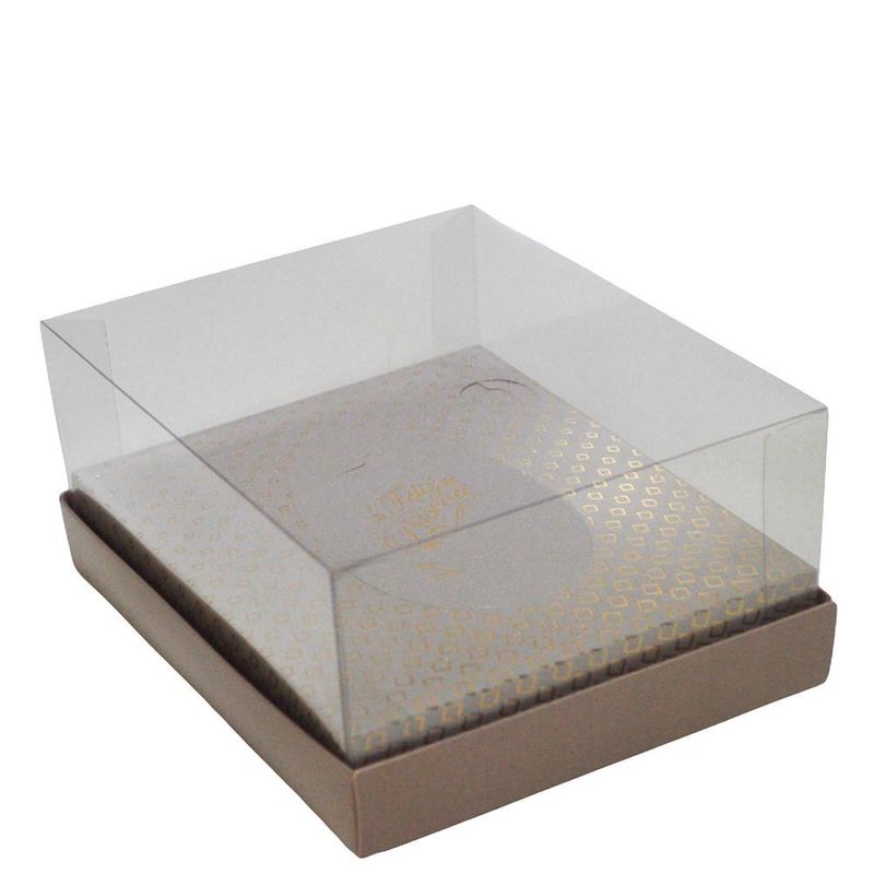 Caixa Alta P/ Ovo de Colher Ajustável C/ Cinta S/ Colher Páscoa Clássica Fendi 250/350gr Ref. C5327 Ideia (01 unidade)