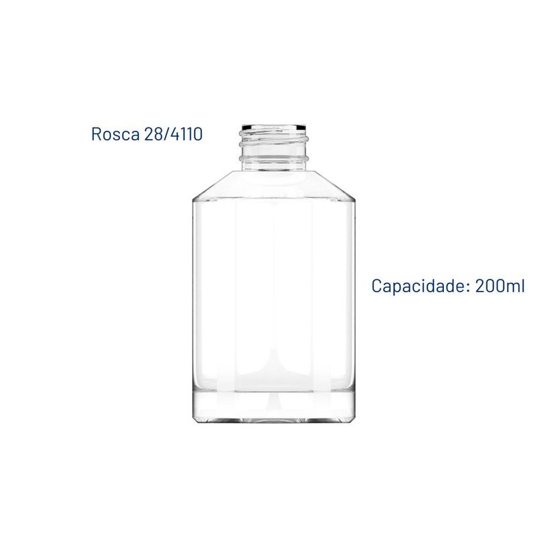 Frasco de Vidro Lisboa 28/410 200ml Premier Pack (01 unidade)
