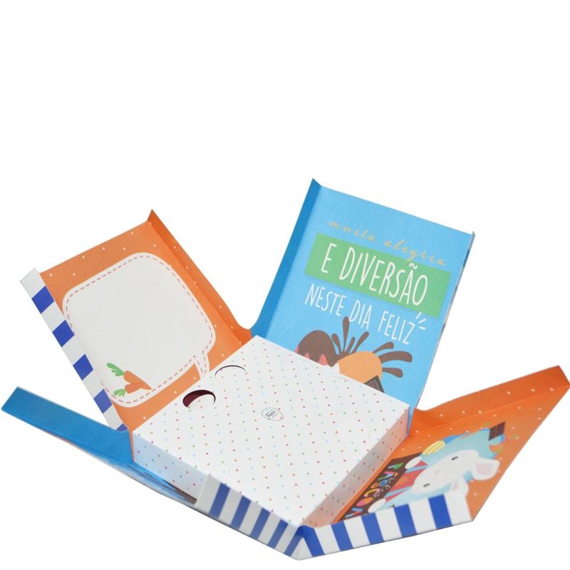 Caixa Surpresa Brilho de Páscoa Azul Ref. 13003883 Cromus (01 unidade)